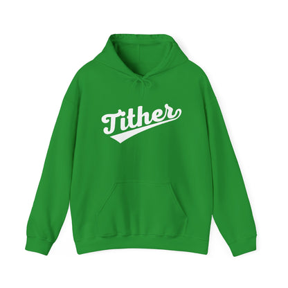 Home Run Tither Hoodie | Baseball Script Hoodie | Inspirational Giving Hoodie | Positive Lifestyle Pullover | Motivational Unisex Hoodie