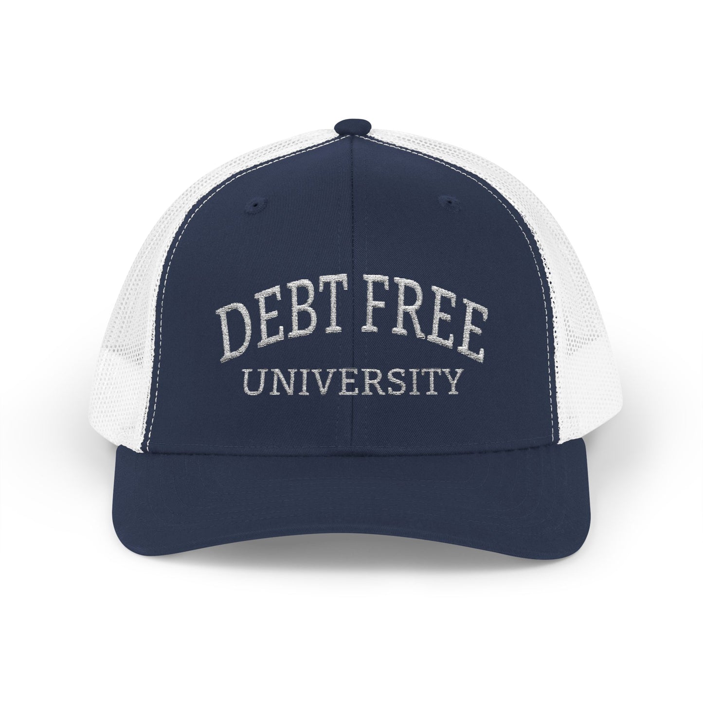 Debt Free University Embroidered Cap – Unisex Financial Freedom Hat