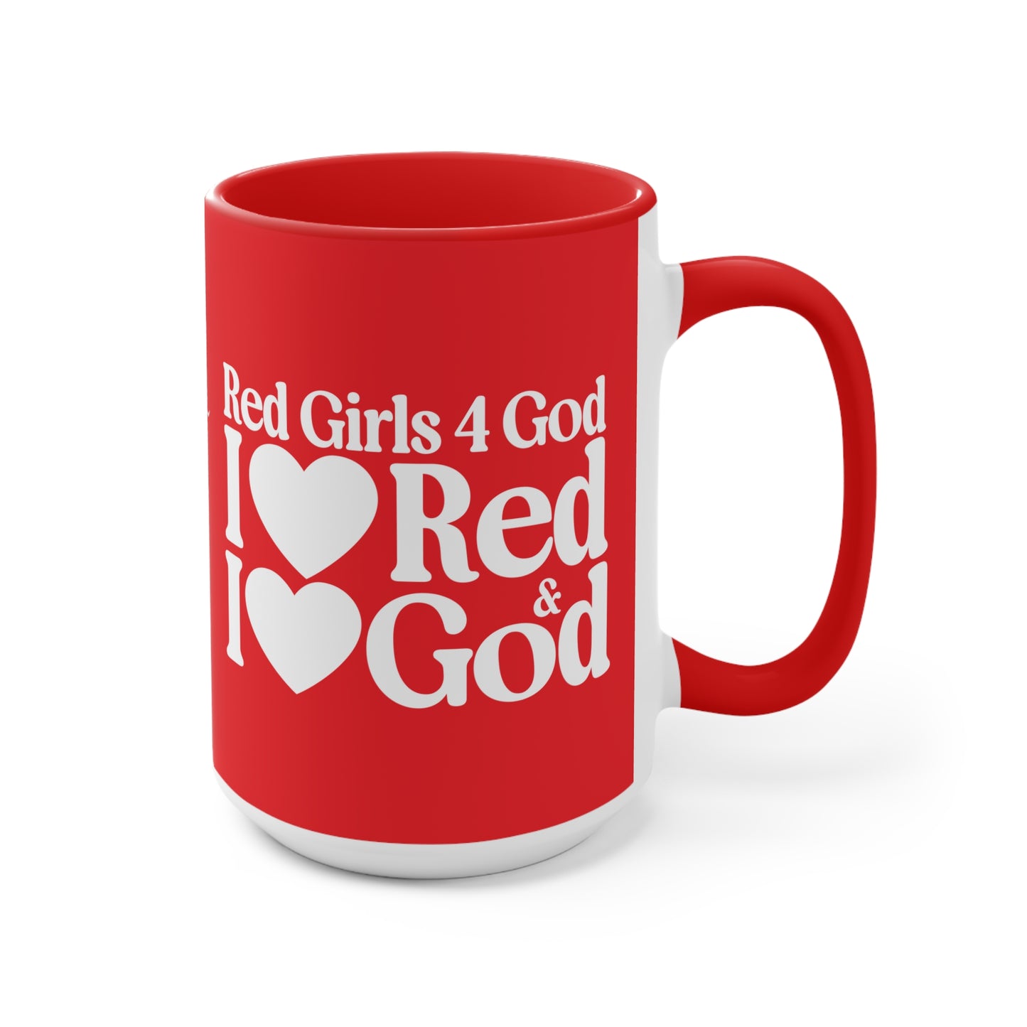 Red Girls 4 God Mug - Color Collection