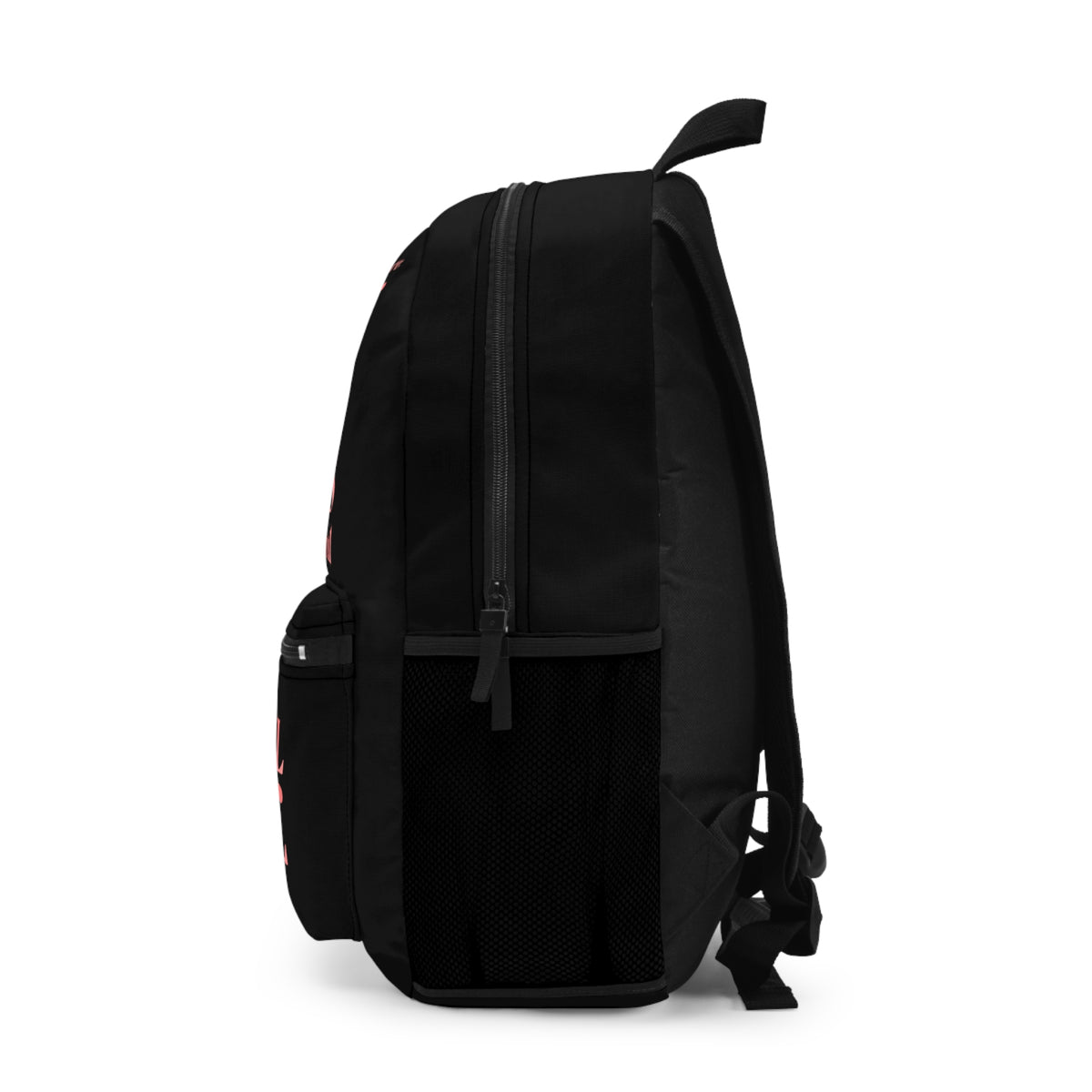 Red Girl 4 Life Black Contrast Backpack – Inspirational Girls School Backpack | Girl Power Bookbag | Lightweight Travel, School & Everyday Bag