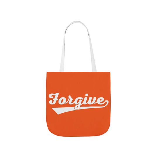 HomeRun Forgive Tote Bag - Faith Statement Carryall | Abundance, Obedience, and Trust in God