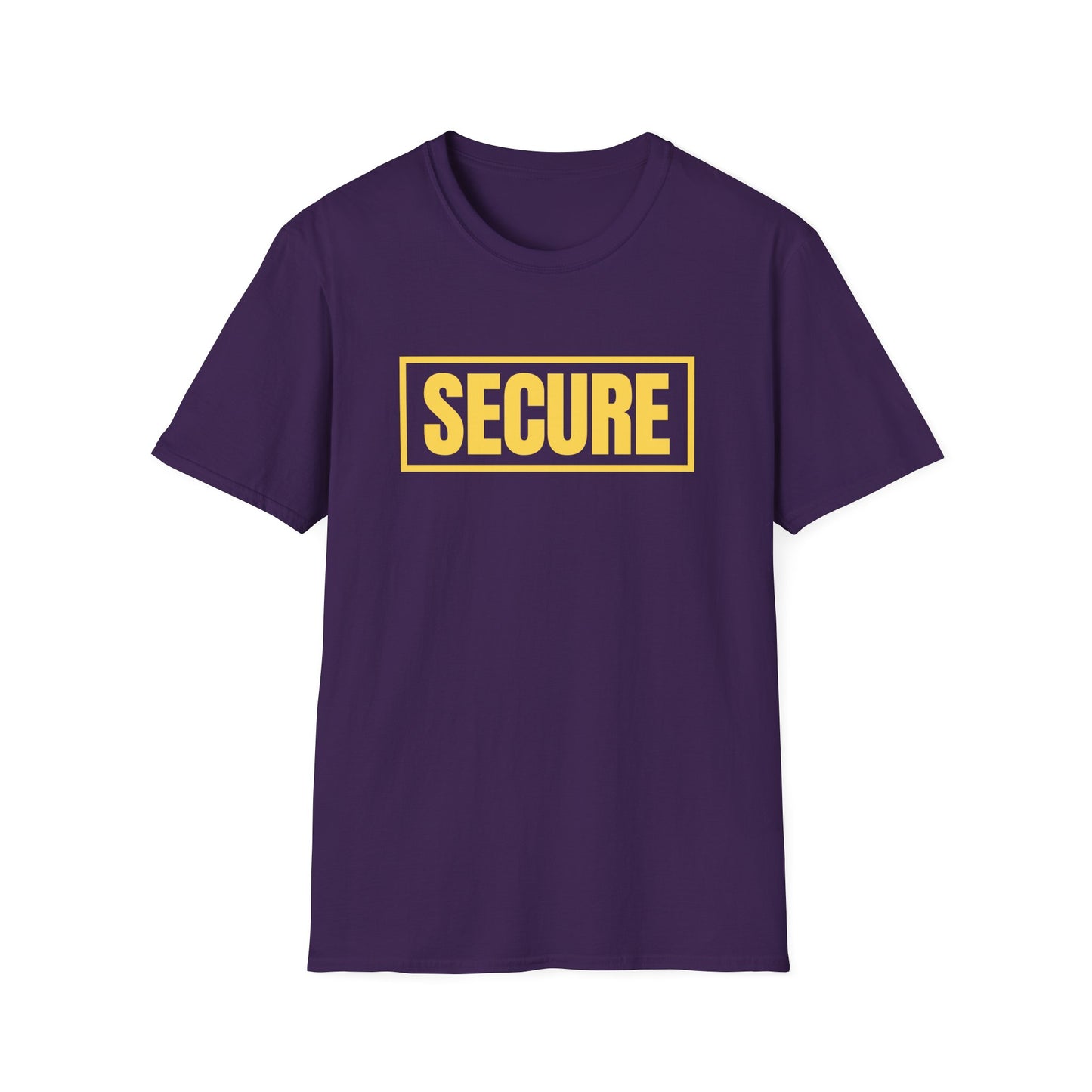 Secure Yellow Design Unisex T-Shirt - Confidence You Can Feel & Faith You Can Wear