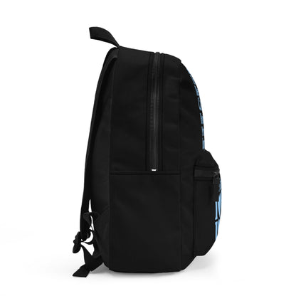 💙 Blue Girls 4 God Black Contrast Backpack – Inspirational Christian Girls School Backpack | Faith-Based Bookbag | Lightweight Travel & School Bag