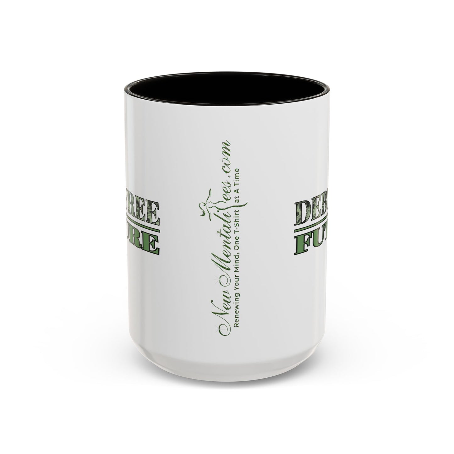 Debt Free Future Mug - More Money Motivation Coffee Cup - Pink, Black, Green