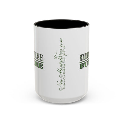 Debt Free Future Mug - More Money Motivation Coffee Cup - Pink, Black, Green