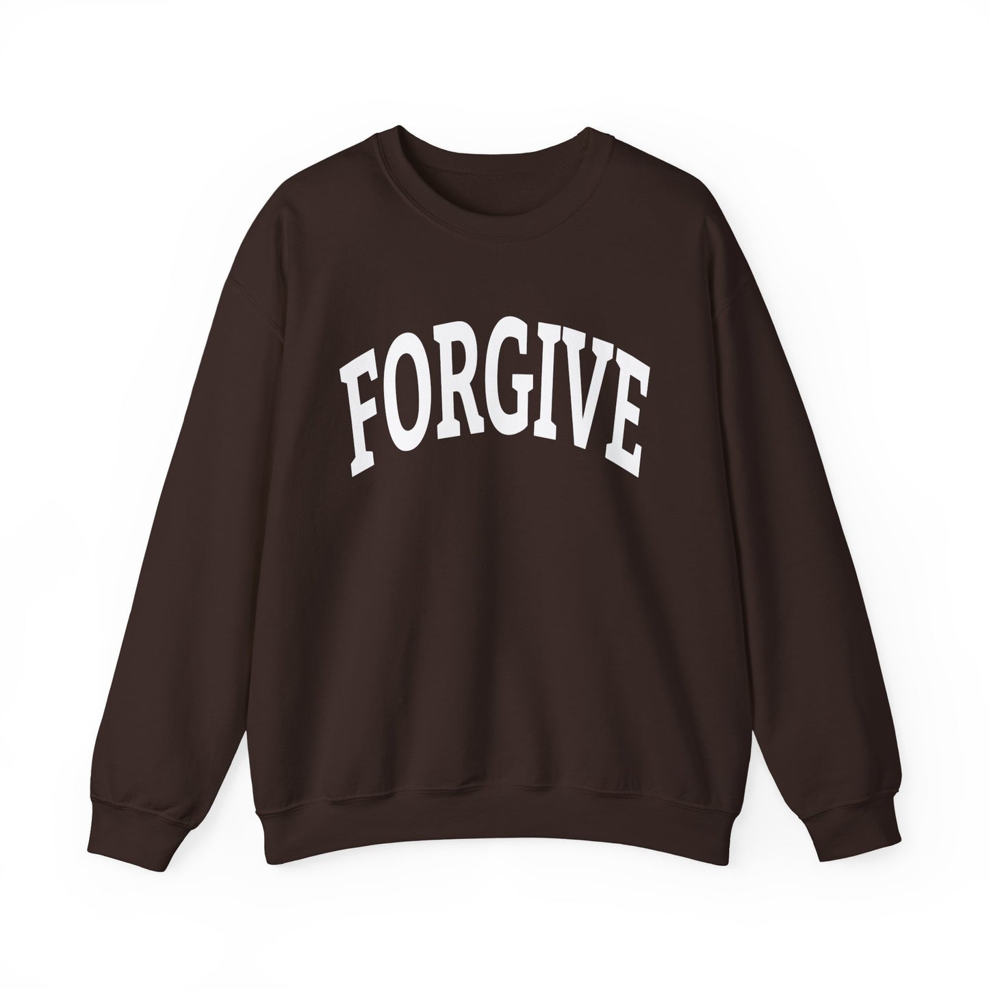 FREELY FORGIVE Collegiate Style Sweathirt | Faith-Based Sweatshirt | Christian Streetwear | Inspirational Gift