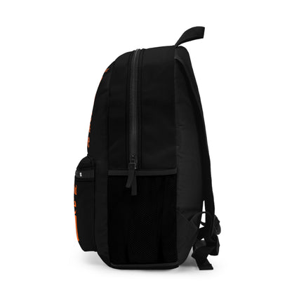 Orange Girls 4 God Black Contrast Backpack – Inspirational Christian Girls School Backpack | Faith-Based Bookbag | Lightweight Travel & School Bag