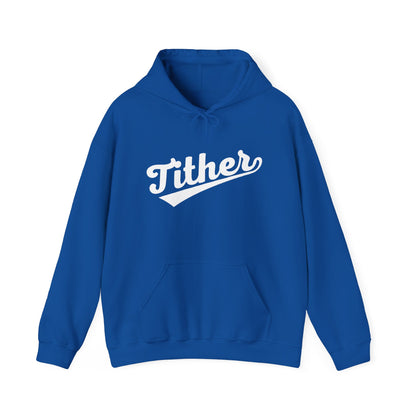 Home Run Tither Hoodie | Baseball Script Hoodie | Inspirational Giving Hoodie | Positive Lifestyle Pullover | Motivational Unisex Hoodie