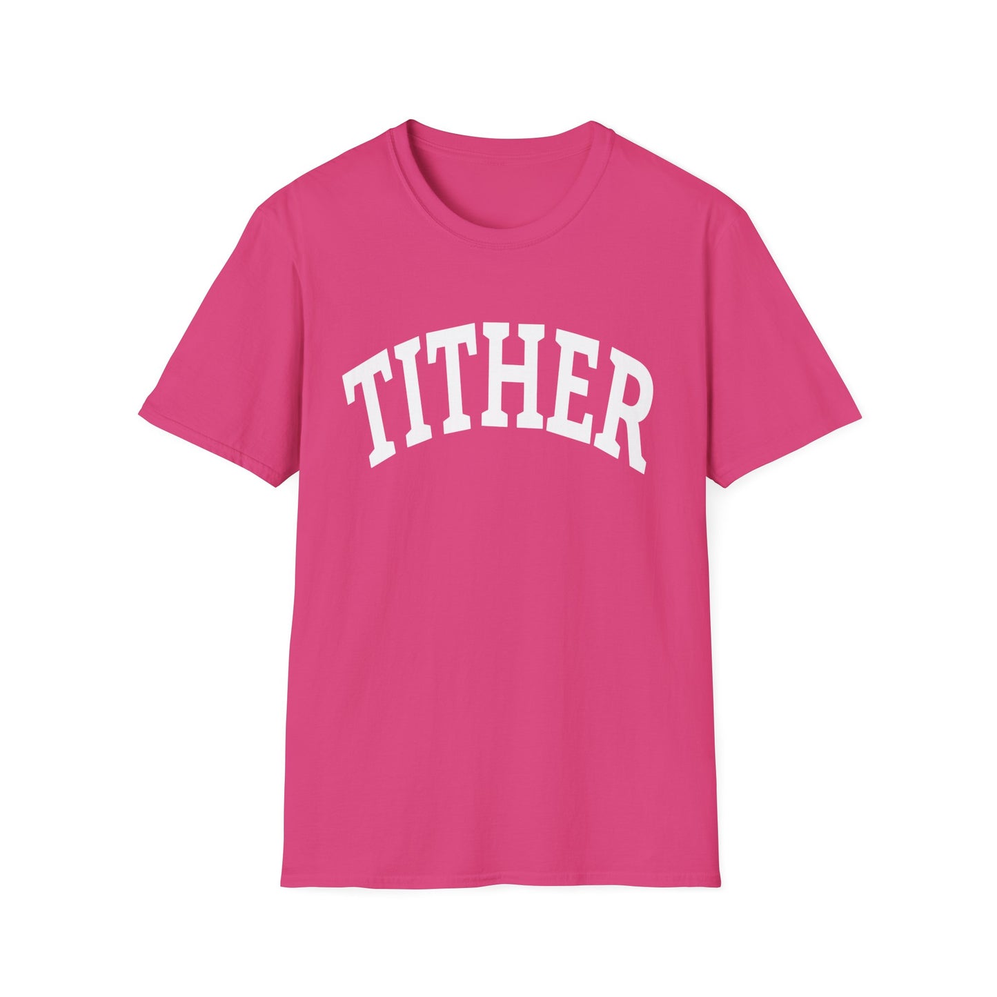 Committed Tither Collegiate T-Shirt | Faith-Based Tee | Tithing Lifestyle| Faith & Abundance Statement T-Shirt  | Financial Freedom Shirt