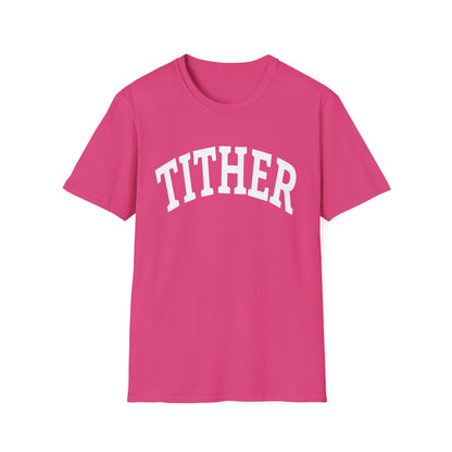Committed Tither Collegiate T-Shirt | Faith-Based Tee | Tithing Lifestyle| Faith & Abundance Statement T-Shirt  | Financial Freedom Shirt