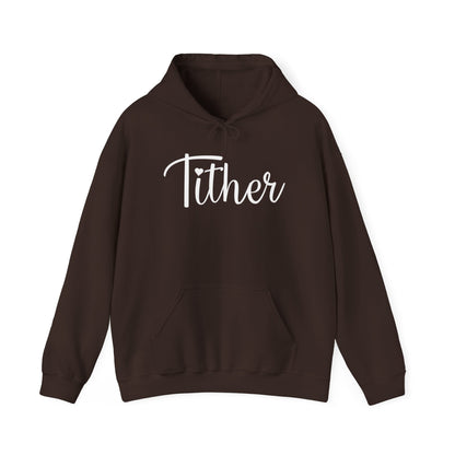Fabulous Faithful Tither Hoodie - Faith Driven, Giver, Church, Bold Faith-Based Statement Hooded Sweatshirt