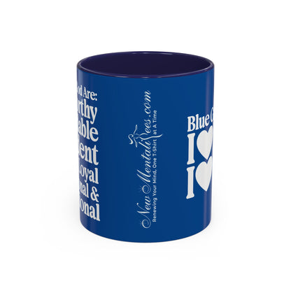 Blue Girls 4 God Mug - Color Collection