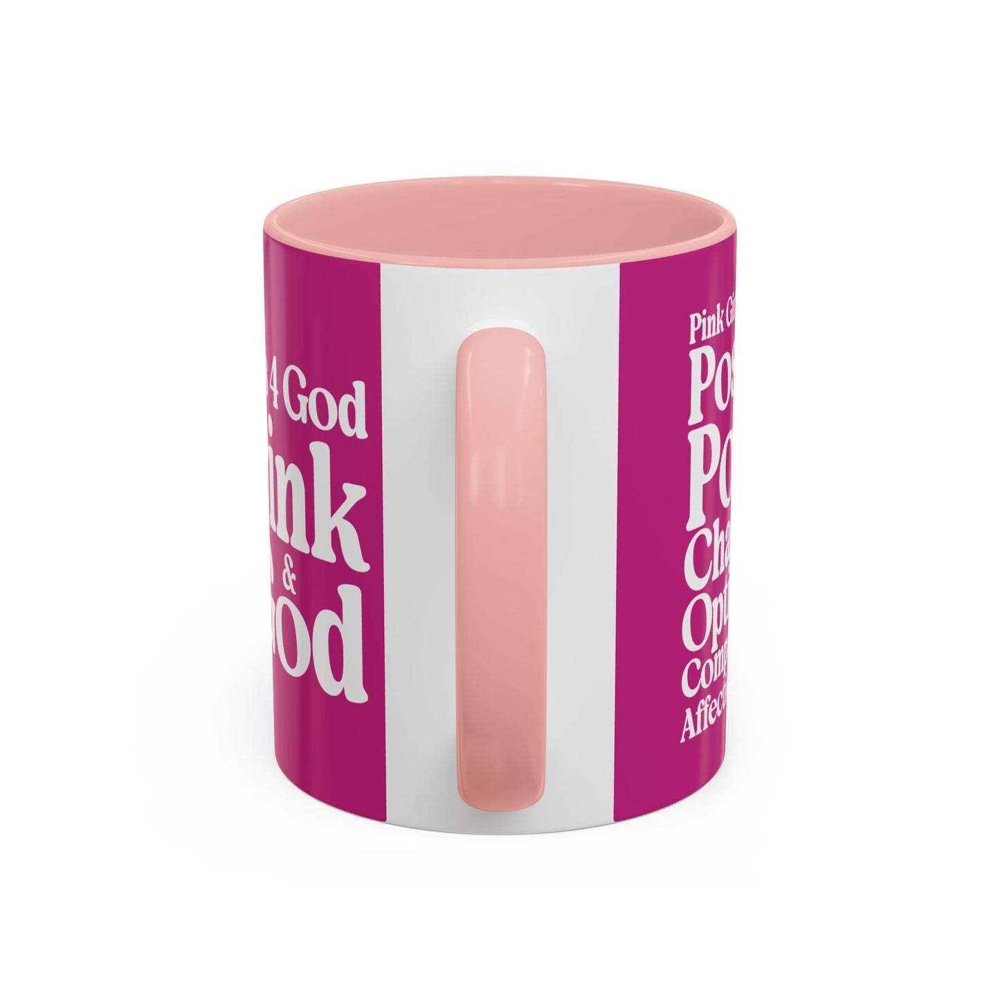 Pink Girls 4 God Mug  - Color Collection