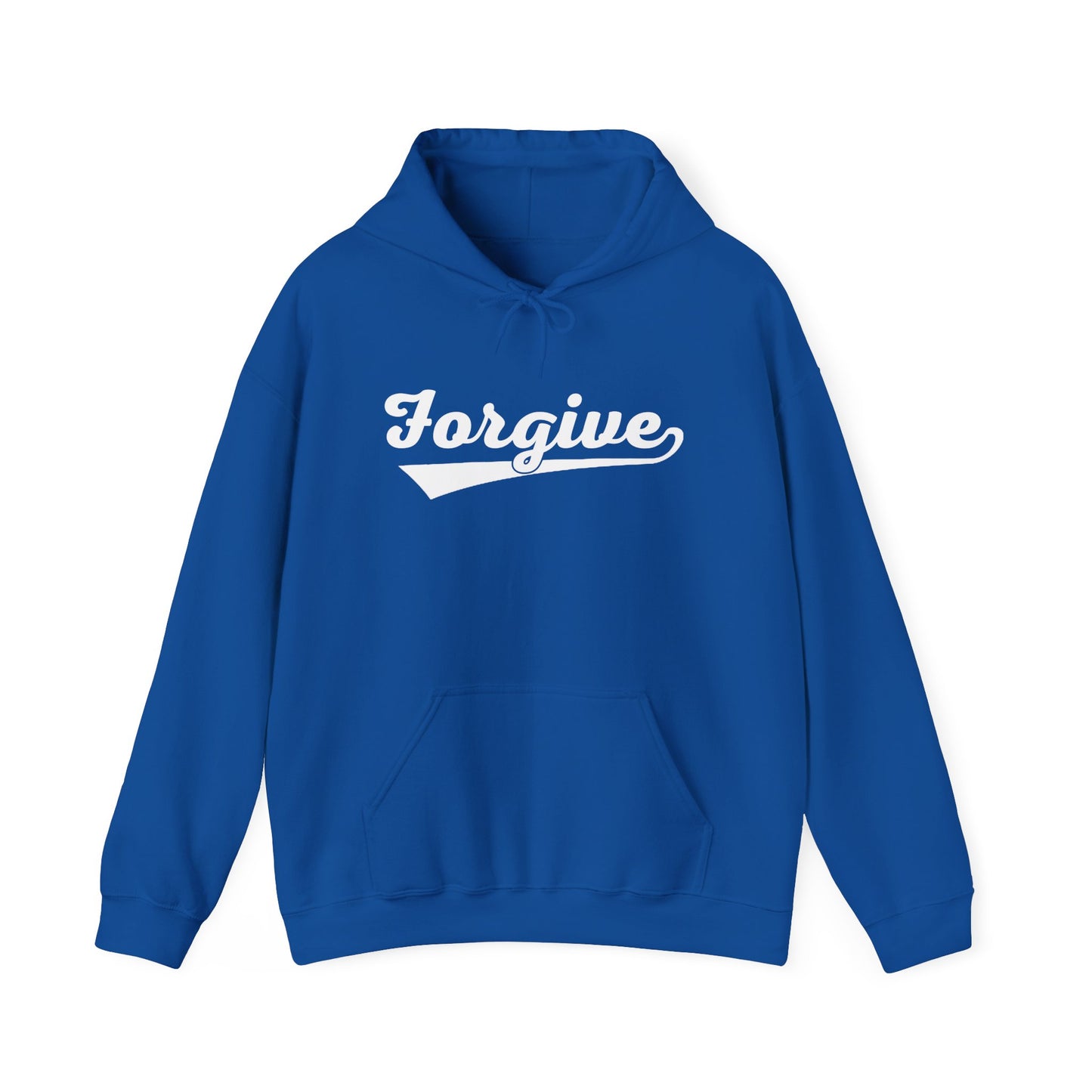 HomeRun Forgive Hoodie | Baseball Script Hoodie | Inspirational Graphic Hoodie | Positive Message Pullover | Motivational Unisex Hoodie