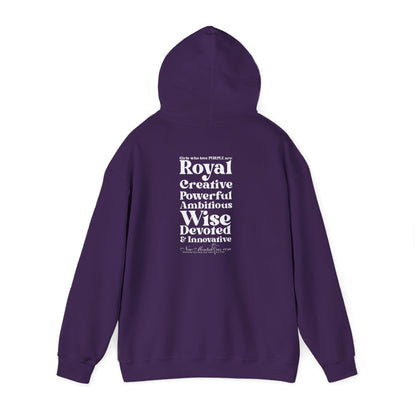 Purple Girl 4 Life Hoodie - Cute Ladies Purple Graphic Hoodie, Inspirational Hoodie, Positive Affirmation Unisex Hoodie, Purple Fashion