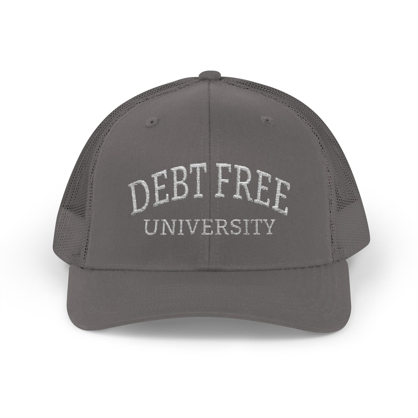 Debt Free University Embroidered Cap – Unisex Financial Freedom Hat