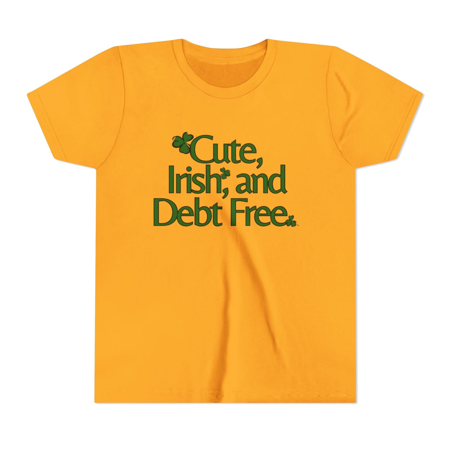 Cute, Irish & Debt Free Toddler Tee with Purpose! Perfect for St. Patrick's Day!