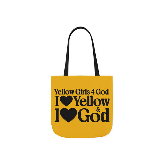Yellow Girls 4 God Tote Bag - You Are Cheerful, Successful, Inventive, Communicators, Adventurous, Intelligent, and Resilient!