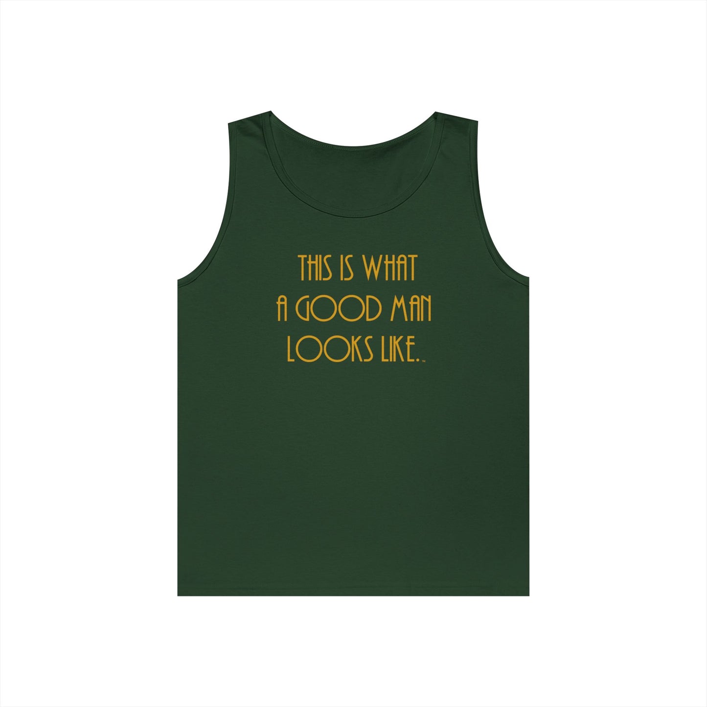 This Is What a Good Man Looks Like Teen Boys Unisex Tank Top – Inspirational Sleeveless Shirt | Positive Message Tank | Future Leader Apparel