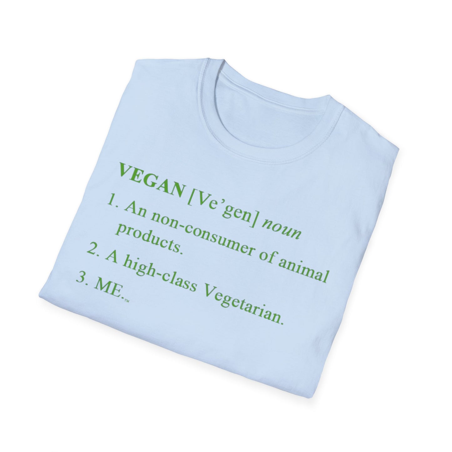 Vegan Definition Unisex T-Shirt - Funny & Bold Plant-Based Statement Tee