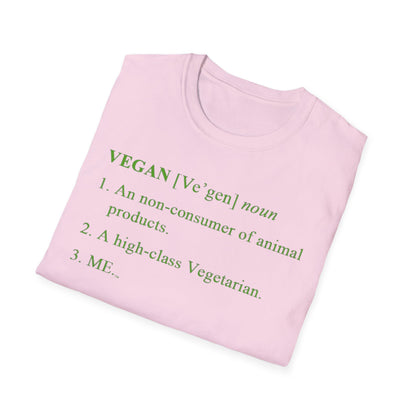 Vegan Definition Unisex T-Shirt - Funny & Bold Plant-Based Statement Tee