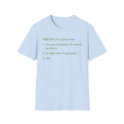 Vegan Definition Unisex T-Shirt - Funny & Bold Plant-Based Statement Tee