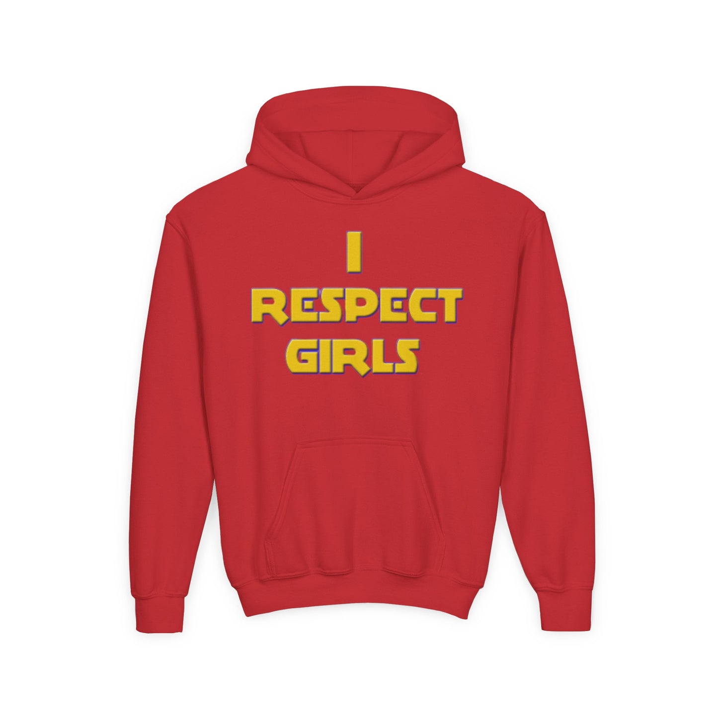 I Respect Girls Youth Hoodie - Real Young King Energy
