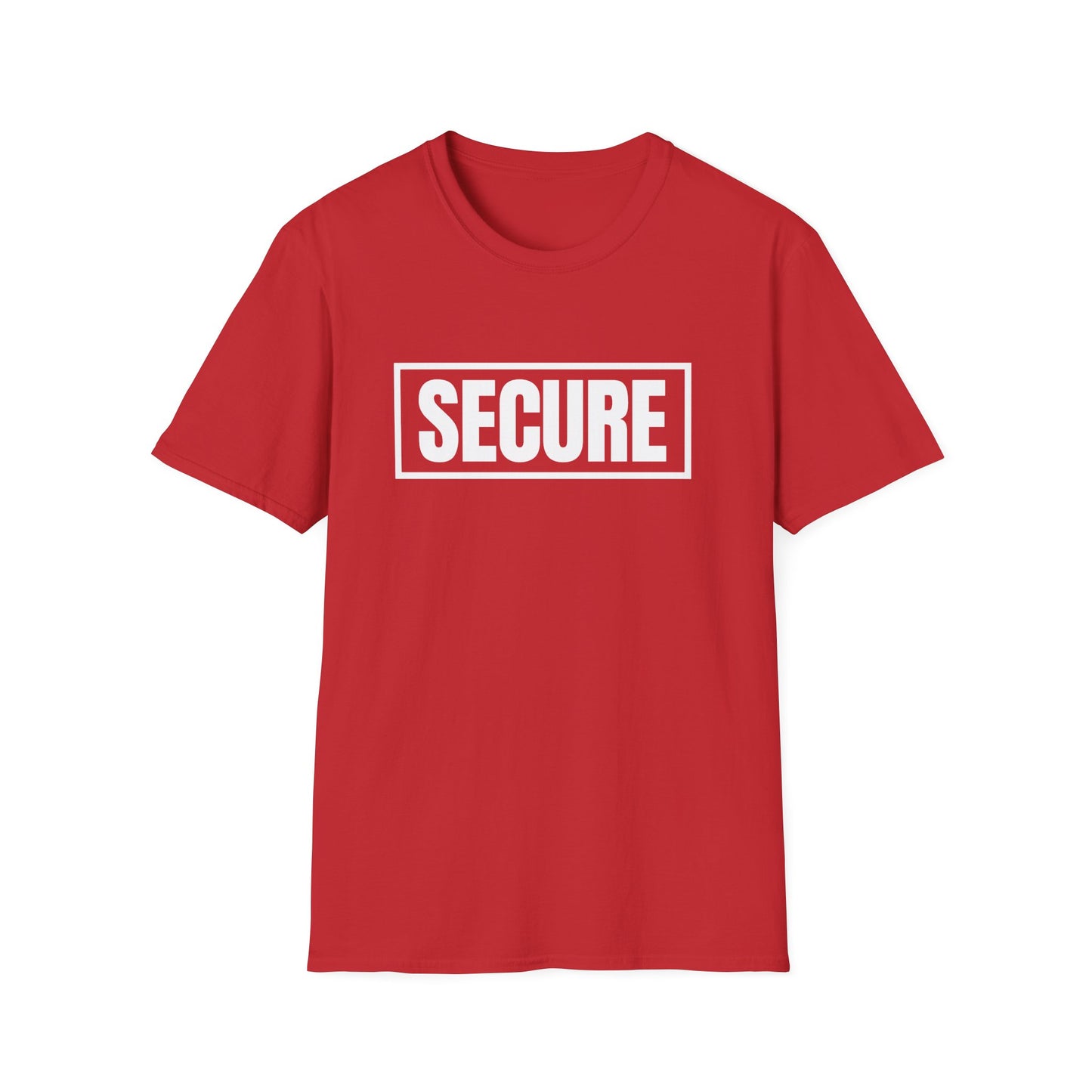 Secure White Design Unisex T-Shirt - Confidence You Can Feel & Faith You Can Wear
