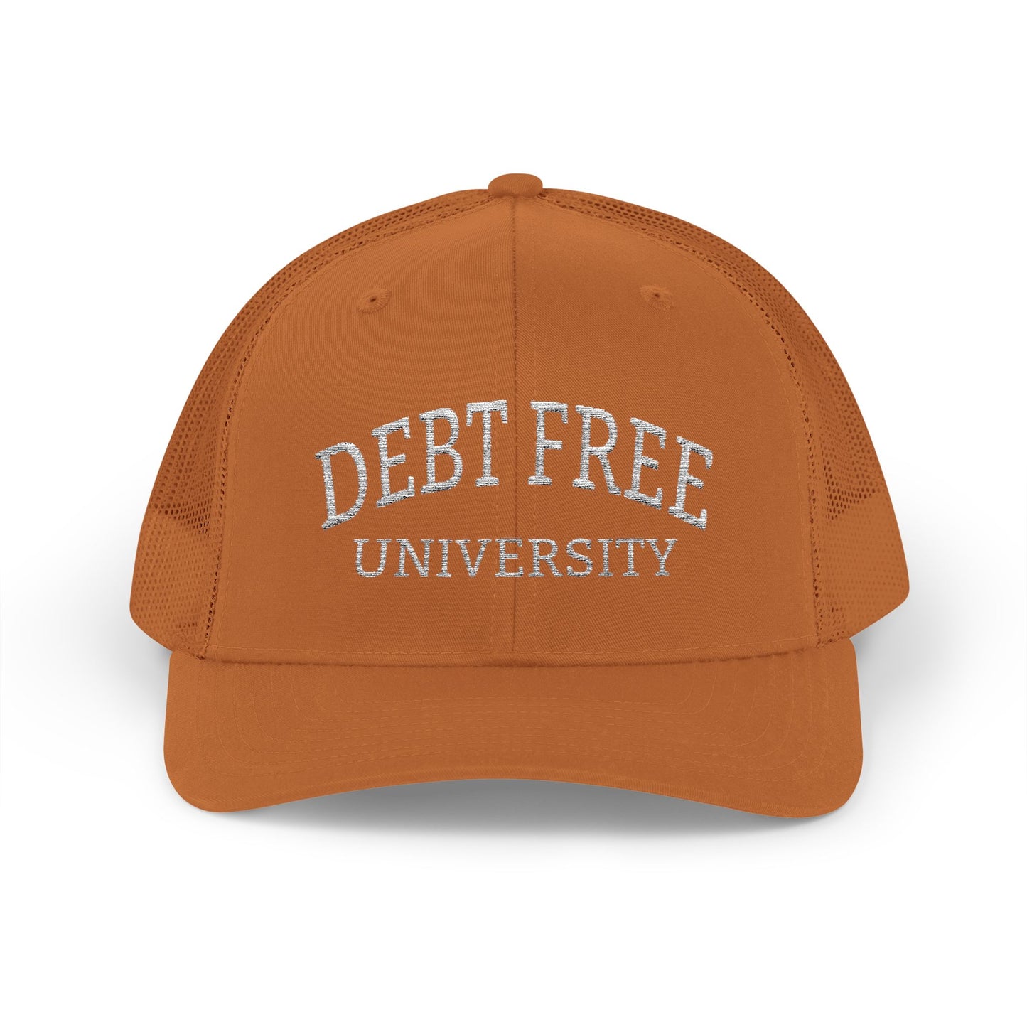 Debt Free University Embroidered Cap – Unisex Financial Freedom Hat