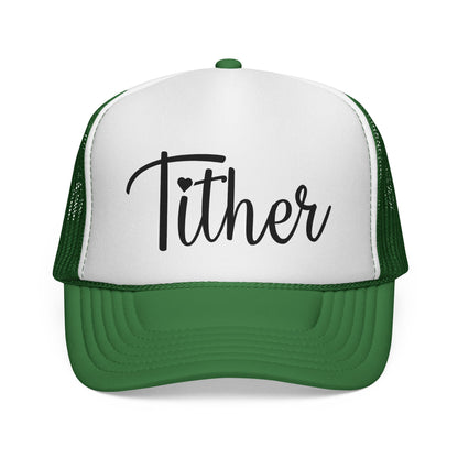 Fabulous Faithful Tither Trucker Hat | Christian Statement Cap, Adjustable Unisex Faith-Based Hat, Church Wear, Gift for Believers