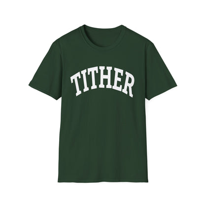 Committed Tither Collegiate T-Shirt | Faith-Based Tee | Tithing Lifestyle| Faith & Abundance Statement T-Shirt  | Financial Freedom Shirt