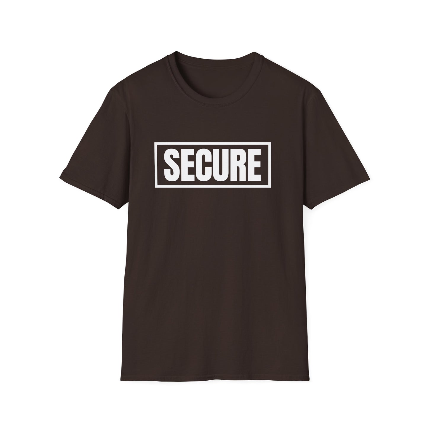 Secure White Design Unisex T-Shirt - Confidence You Can Feel & Faith You Can Wear