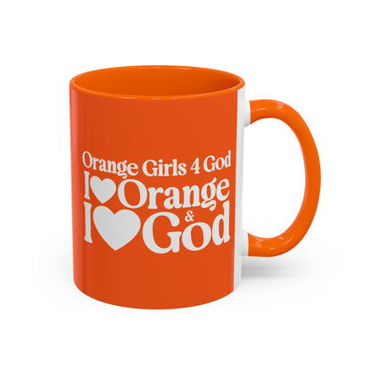 Orange Girls 4 God Mug - Color Collection