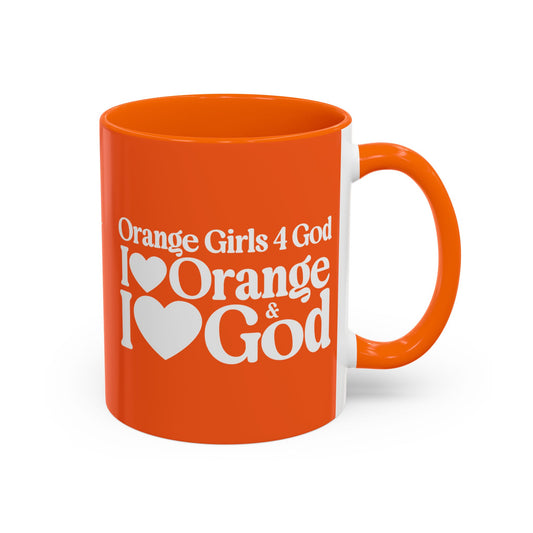 Orange Girls 4 God Mug - Color Collection