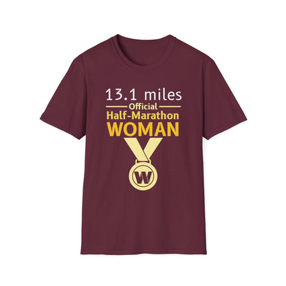 13.1 Miles Official Half-Marathon Woman Unisex T-Shirt