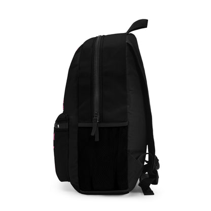 Pink Girls 4 God Black Contrast Backpack – Inspirational Christian Girls School Backpack | Faith-Based Bookbag | Lightweight Travel & School Bag