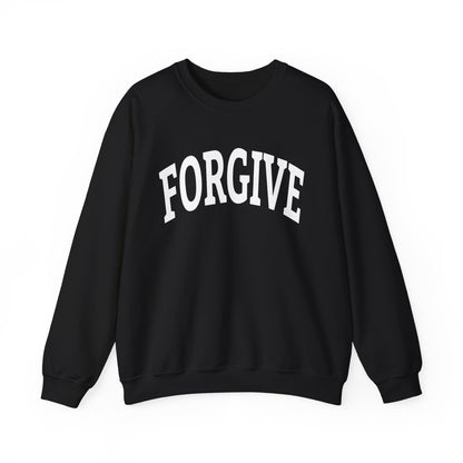FREELY FORGIVE Collegiate Style Sweathirt | Faith-Based Sweatshirt | Christian Streetwear | Inspirational Gift
