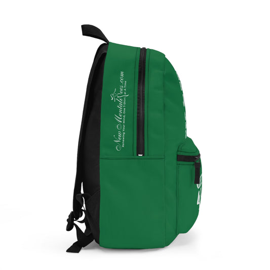 Green Girl 4 Life Backpack – Inspirational Girls School Backpack | Girl Power Bookbag | Lightweight Travel, School & Everyday Bag