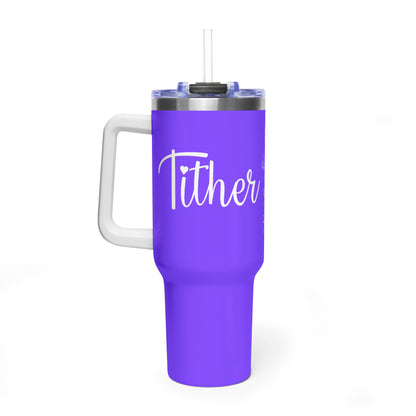 Tither Faith Statement 40 oz Tumbler – Heart Edition For Those Who Love Tithing