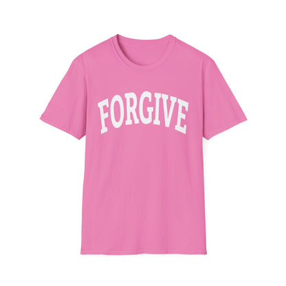 FREELY FORGIVE Collegiate Style T-Shirt | Faith-Based T-Shirt | Christian Streetwear | Inspirational Gift