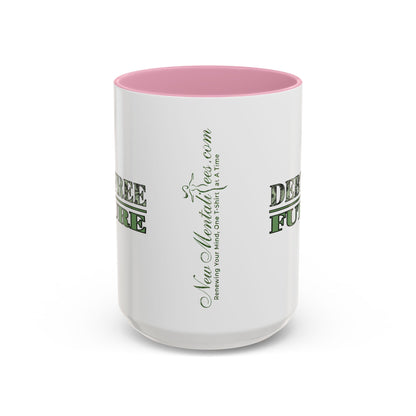 Debt Free Future Mug - More Money Motivation Coffee Cup - Pink, Black, Green