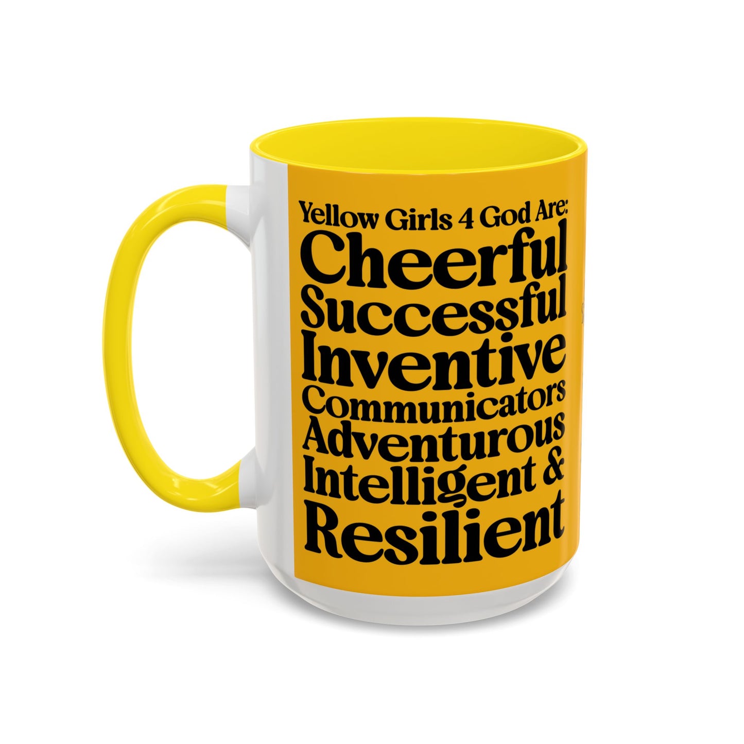 Yellow Girls 4 God Mug - Color Collection