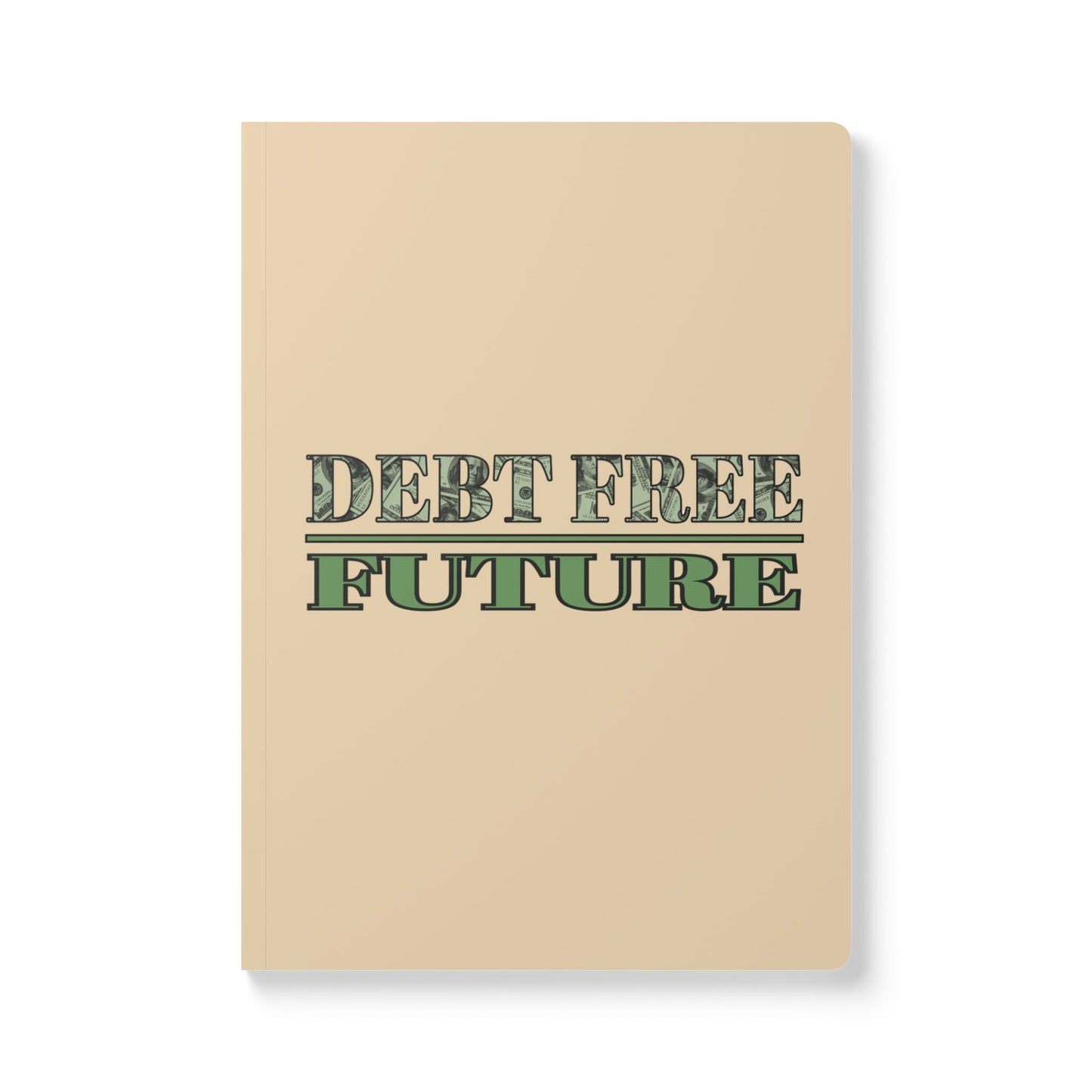 📓 Debt Free Future Mo' Money Softcover Journal – Financial Freedom Money Mindset Notebook