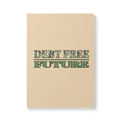 📓 Debt Free Future Mo' Money Softcover Journal – Financial Freedom Money Mindset Notebook