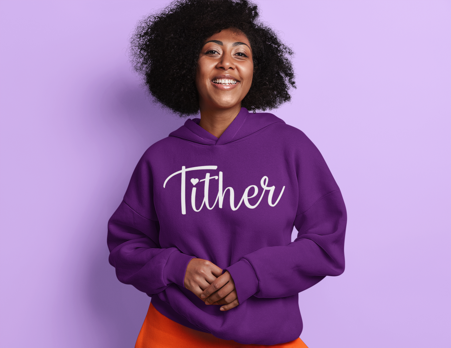 Fabulous Faithful Tither Hoodie - Faith Driven, Giver, Church, Bold Faith-Based Statement Hooded Sweatshirt