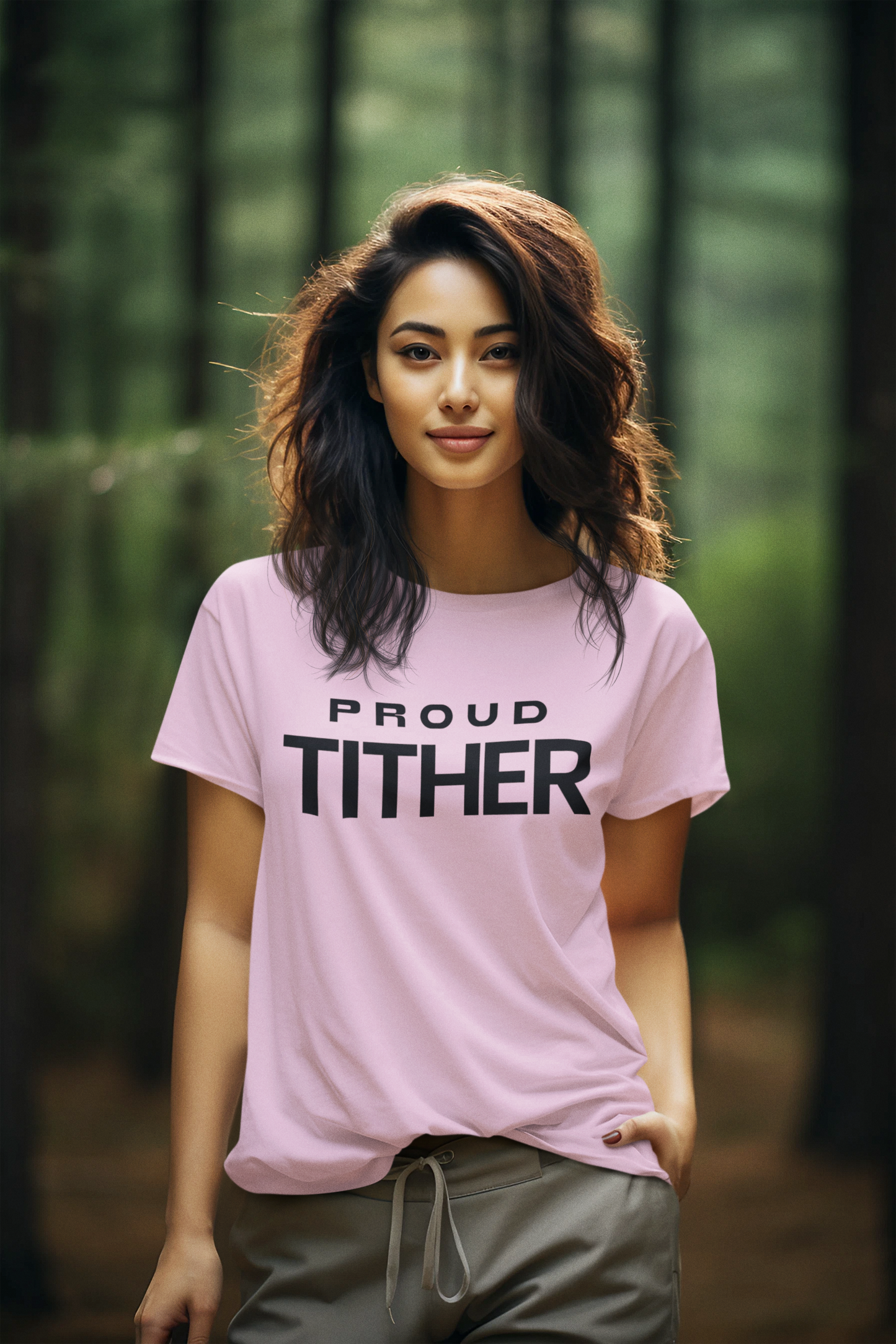 Proud Tither T-Shirt | Faith-Based Tee | Tithing Lifestyle| Faith & Abundance Statement T-Shirt  | Financial Freedom Shirt