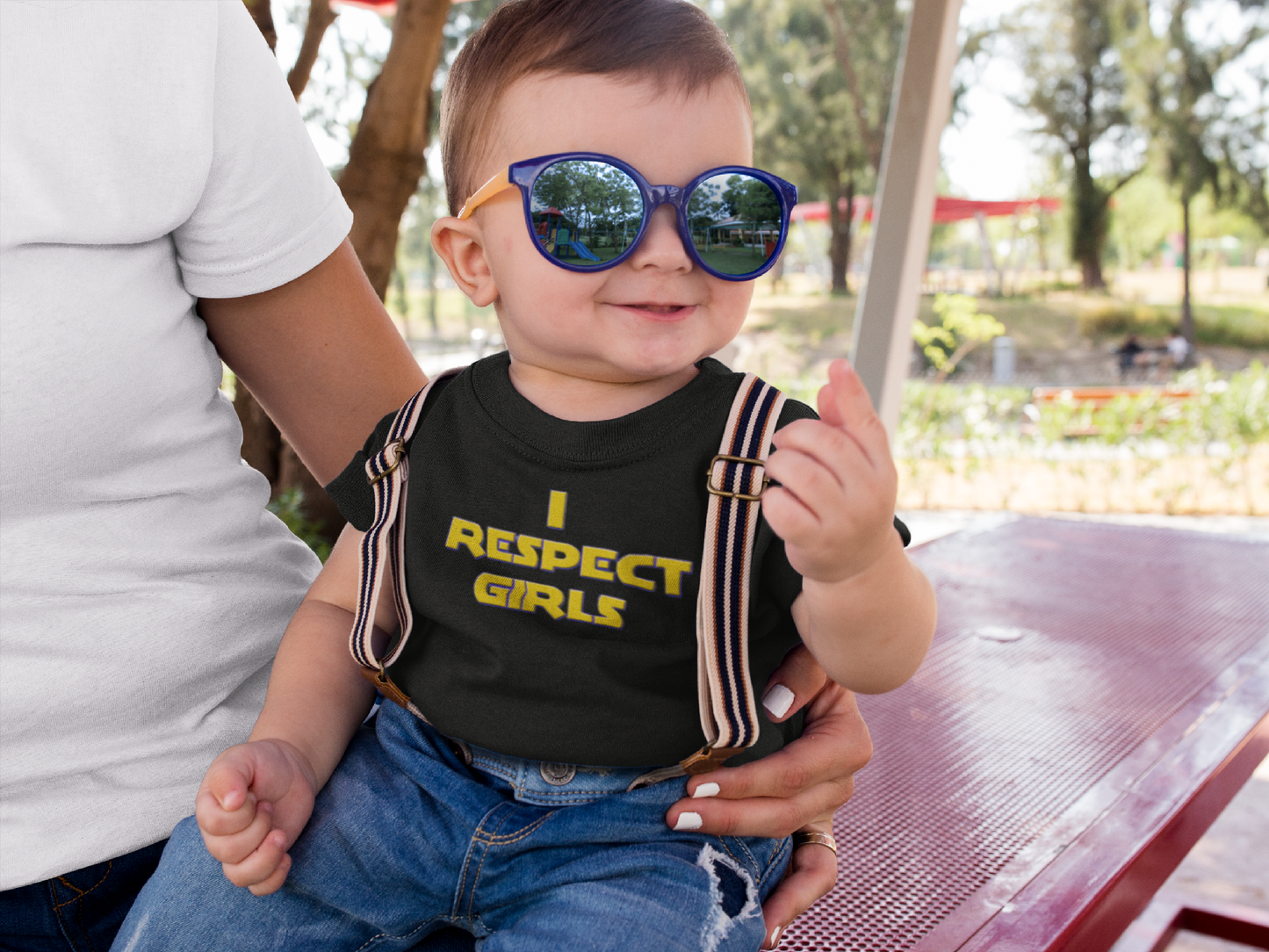 I Respect Girls - Positive Values Infant Baby Tee