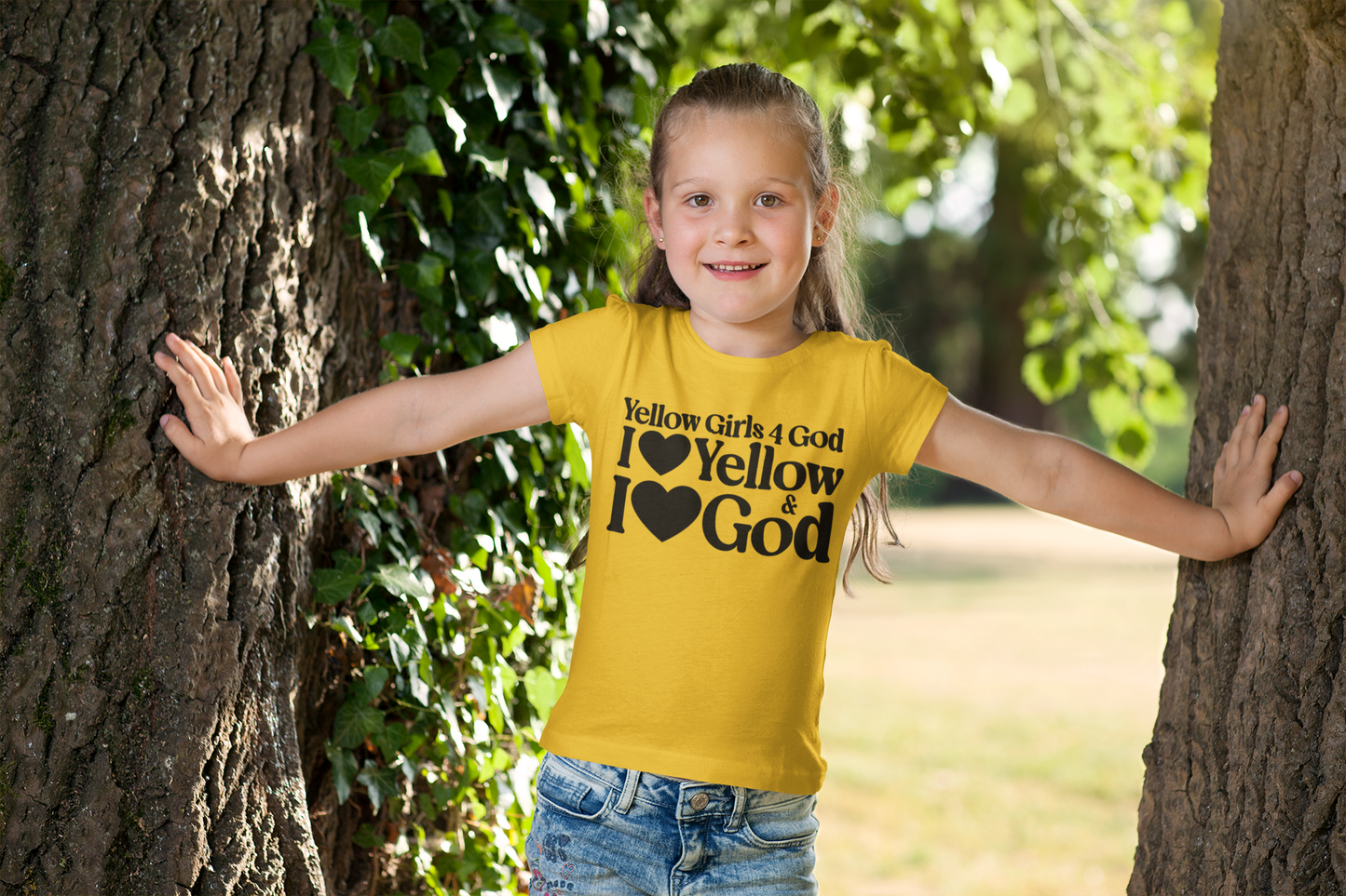 Yellow Girls 4 God Youth T-shirt - You Are Cheerful, Successful, Inventive, Communicators, Adventurous, Intelligent, and Resilient!