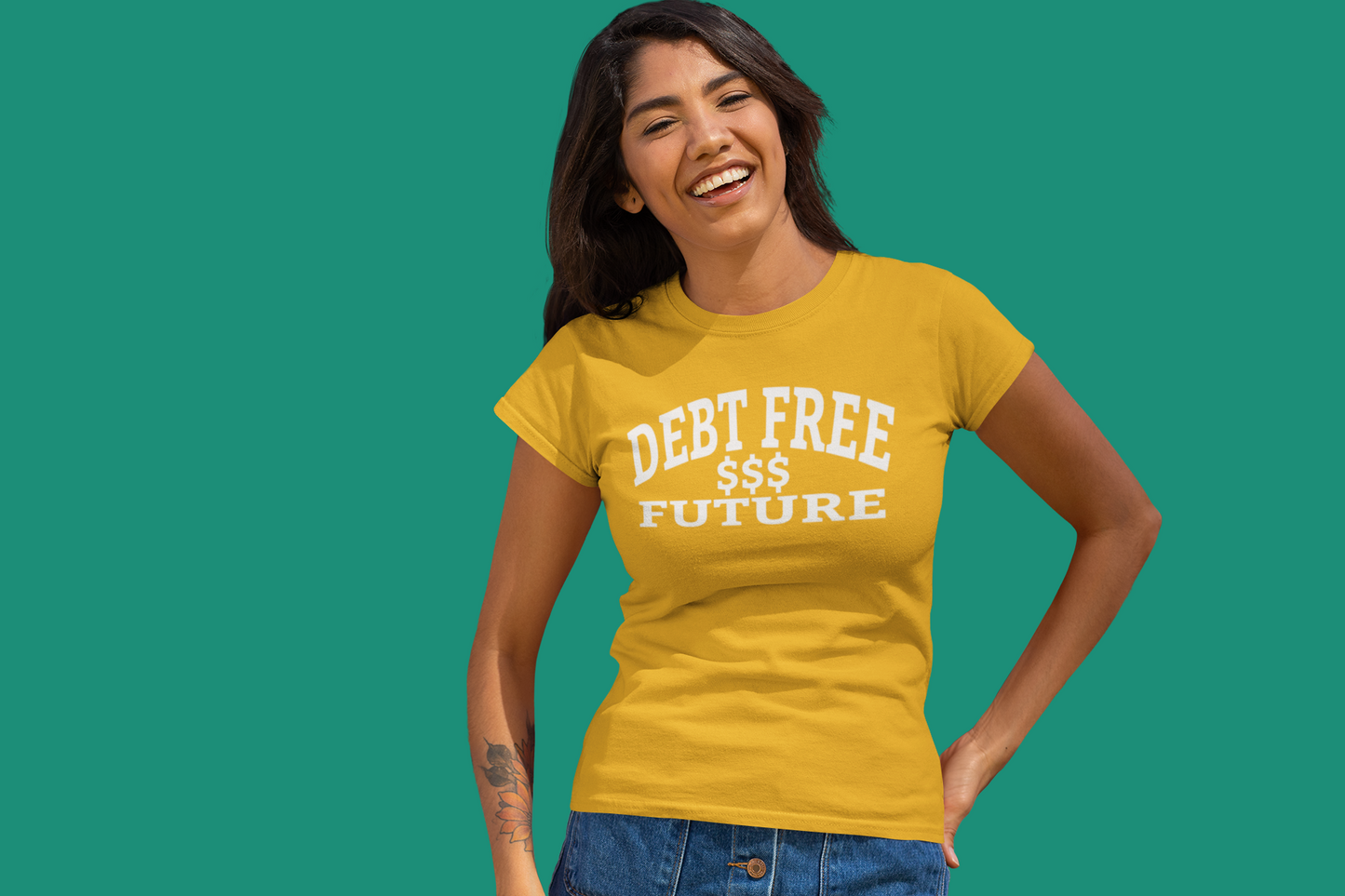 My Bold Bright Debt Free Future – Financial Freedom Affirmation Unisex T-Shirt