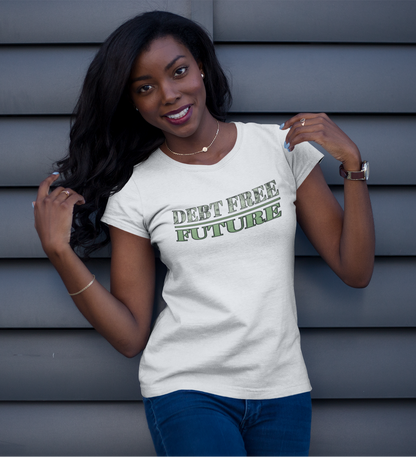 Debt Free Future Unisex T-Shirt - Faith, Financial Freedom Affirmation & Abundance Tee